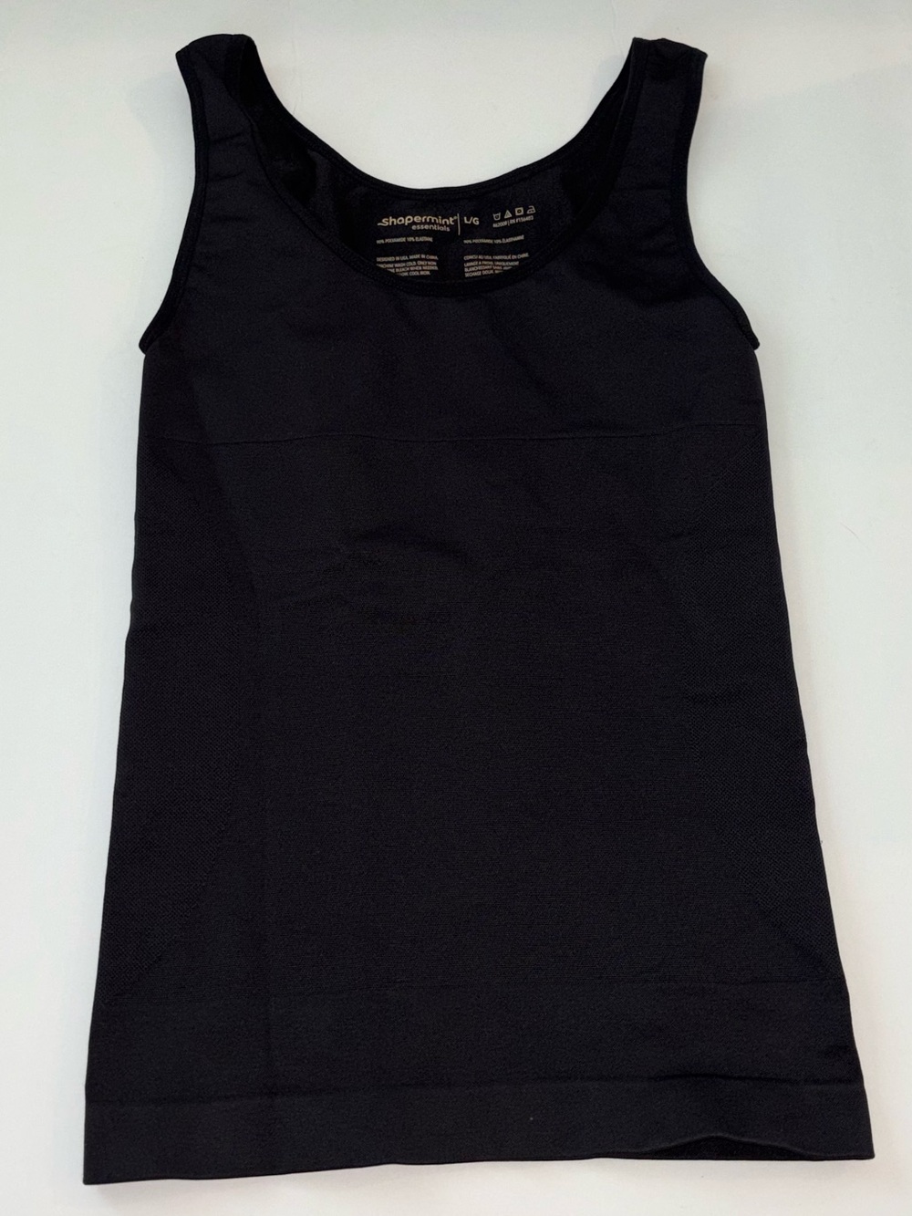 Shapermint Essentials Cami Camisole Black Women’s sz L Shaper Tank Top